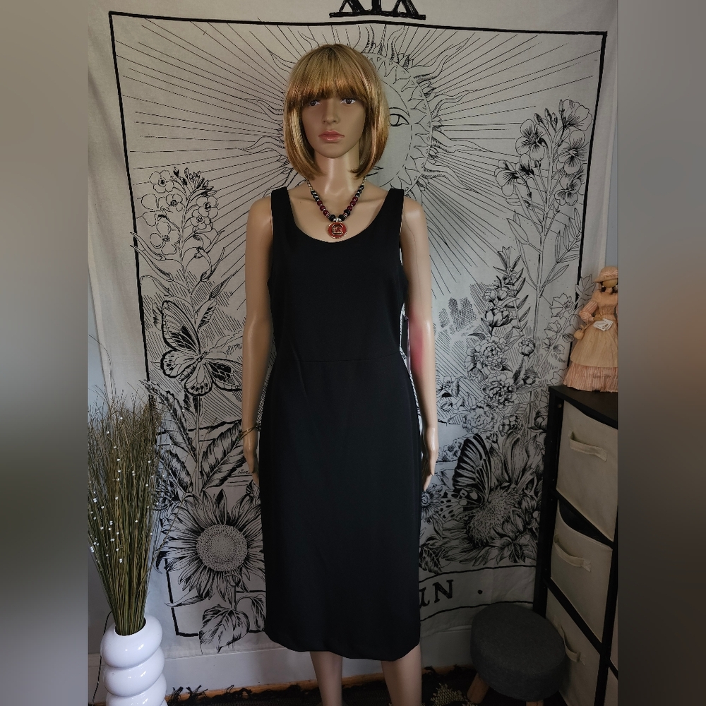 NWT Betsey Johnson Elegant Black Sleeveless Dress Nordstrom Size 6